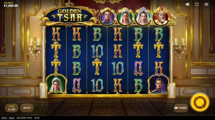 Golden Tsar slot screenshot 1