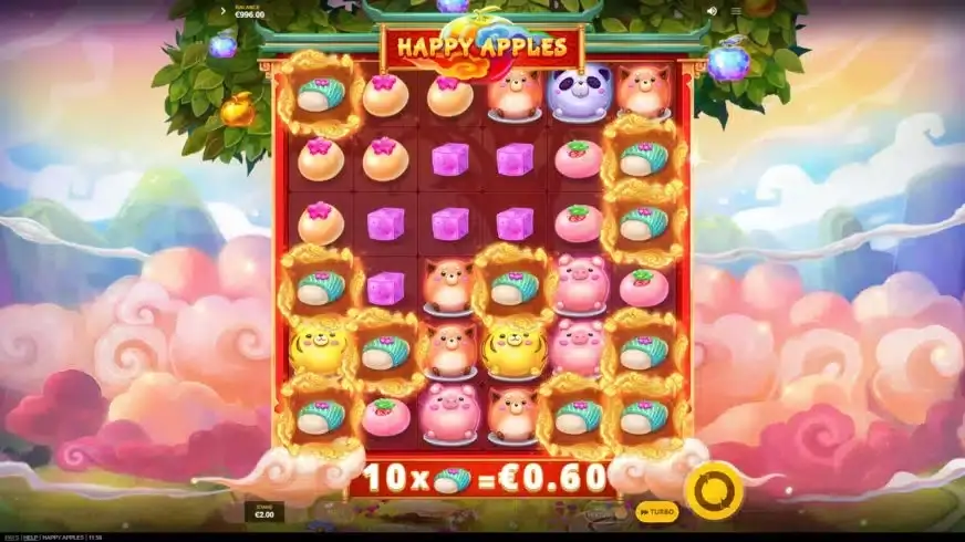 Happy Apples slot screenshot 2