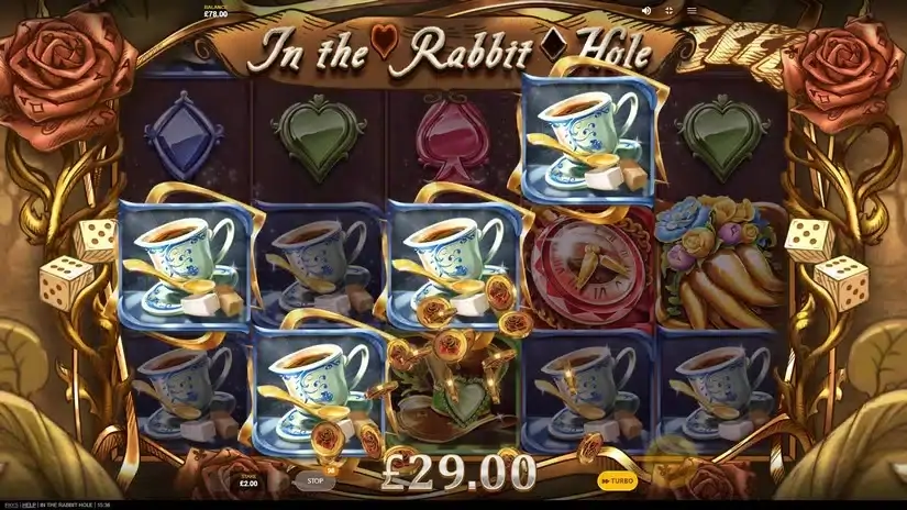 In The Rabbit Hole slot screenshot 5