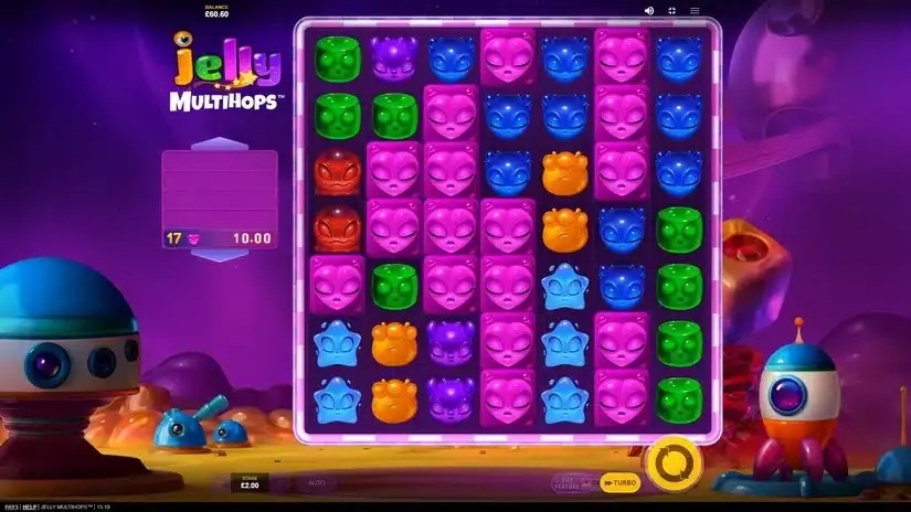 Jelly Multihops slot screenshot 