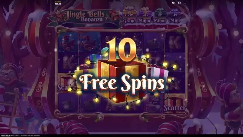 Jingle Bells Bonanza 2 slot screenshot 3