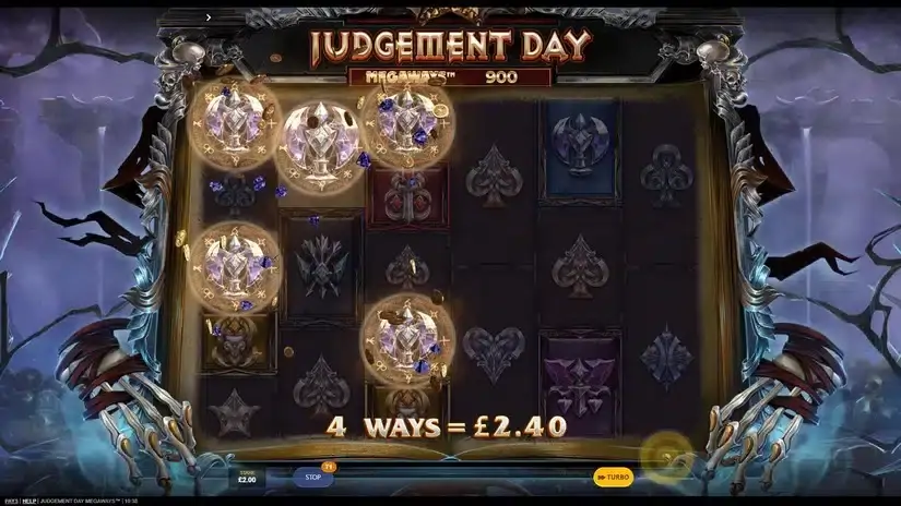 Judgement Day Megaways slot screenshot 