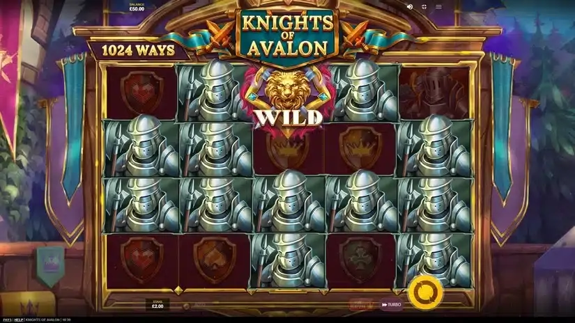 Knights of Avalon slot screenshot 3