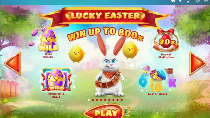Lucky Easter slot screenshot 2
