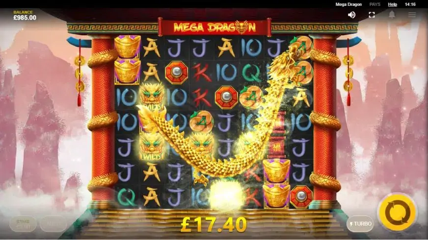 Mega Dragon slot screenshot 4