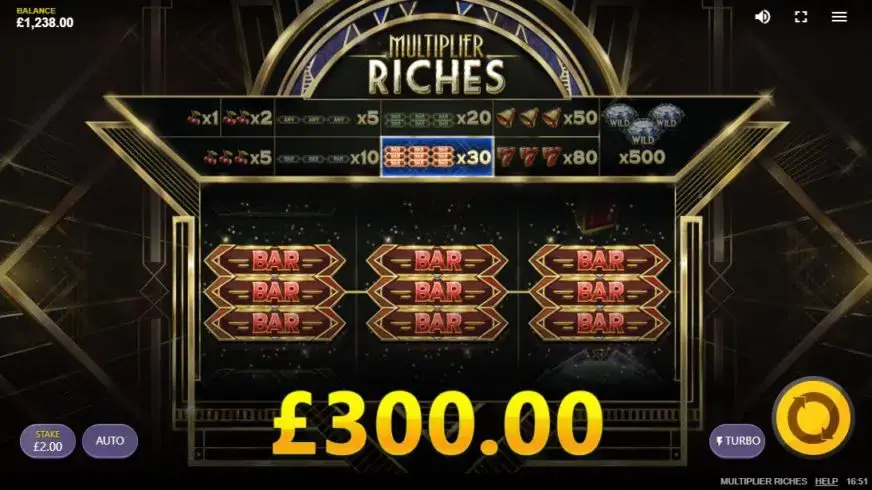 Multiplier Riches slot screenshot 4