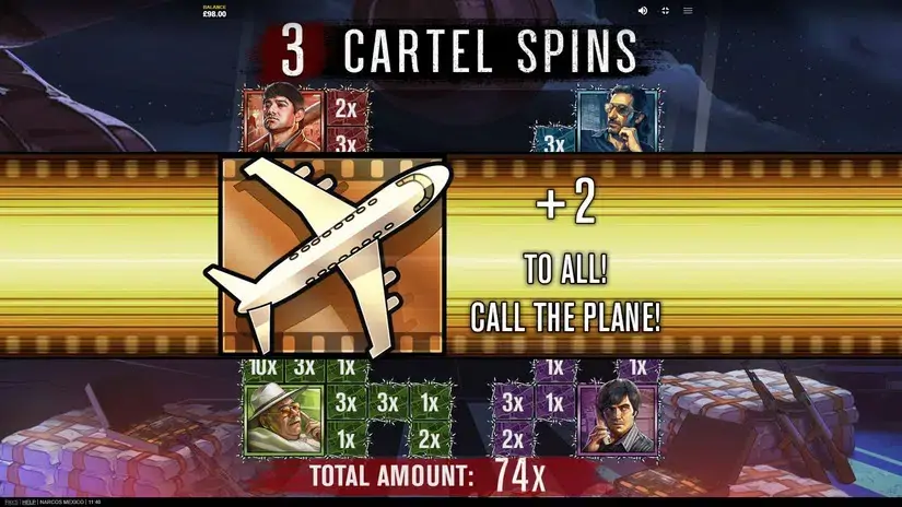 Narcos Mexico slot screenshot 3