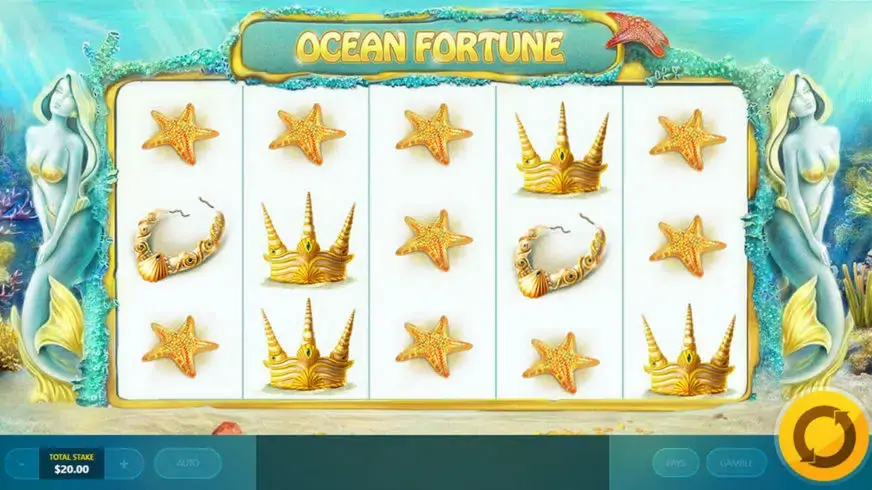 Ocean Fortune slot screenshot 1