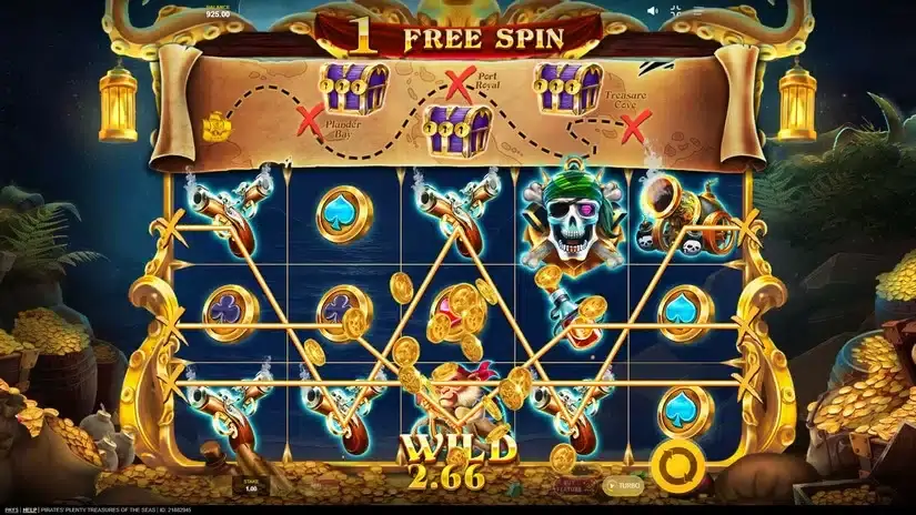 Pirates’ Plenty Treasures of the Seas slot screenshot 4