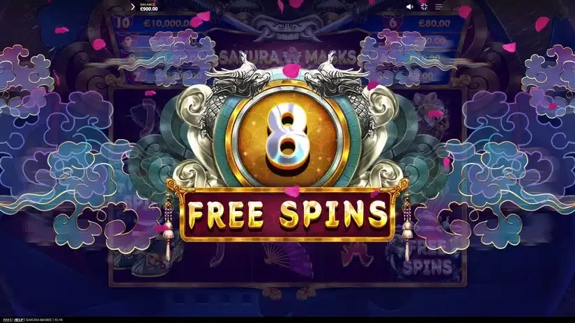 Sakura Masks slot screenshot 3