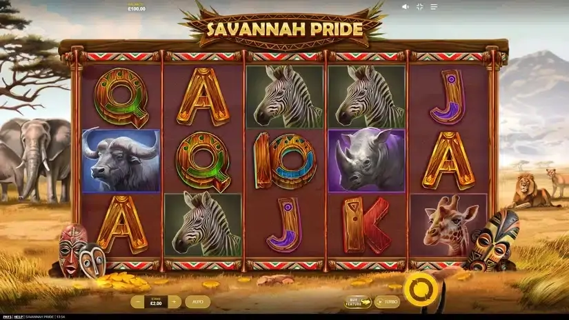 Savannah Pride slot screenshot 