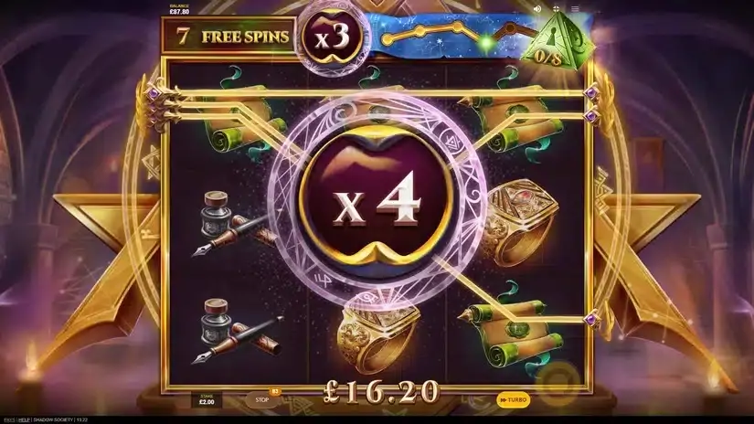 Shadow Society slot screenshot 9