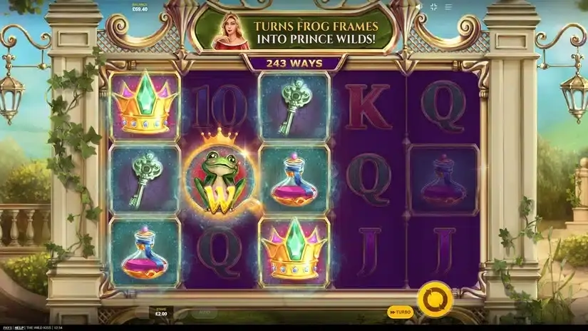 The Wild Kiss slot screenshot 