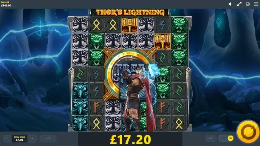 Thor’s Lightning slot screenshot 4