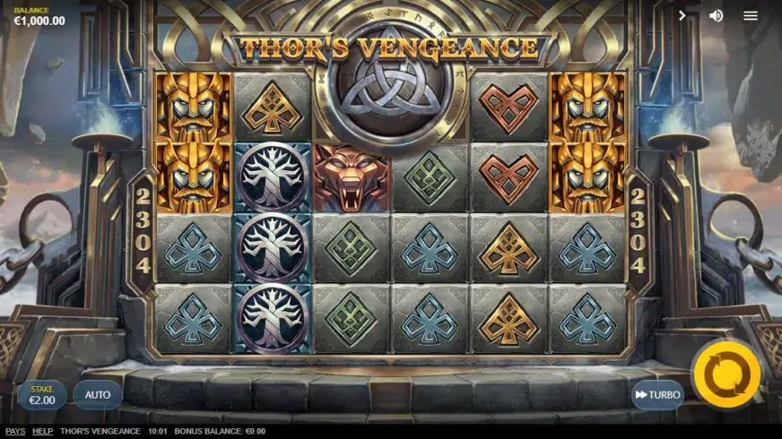 Thors Vengeance slot screenshot