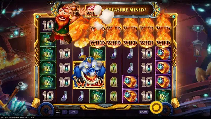 Treasure Mine Power Reels slot screenshot 5