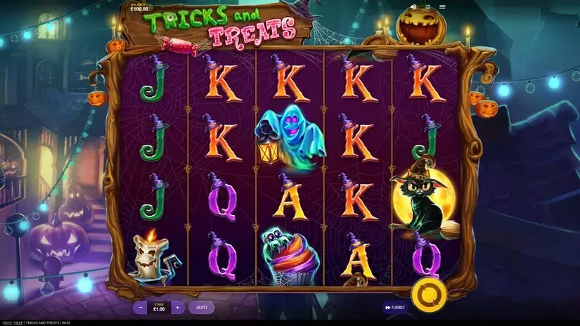 Tricks And Treats slot screenshot 
