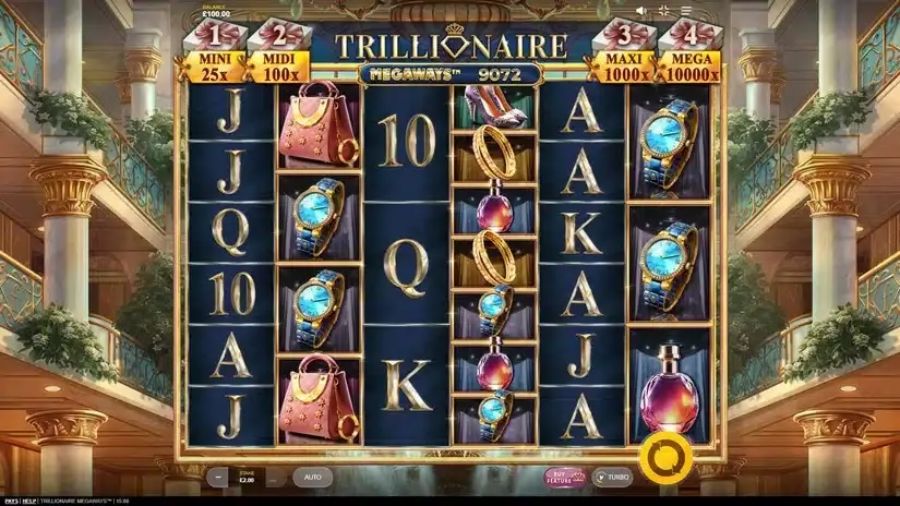 Trillionaire MegaWays slot screenshot 2
