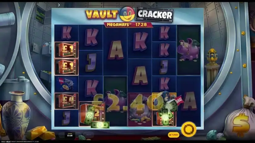 Vault Cracker Megaways slot screenshot 4