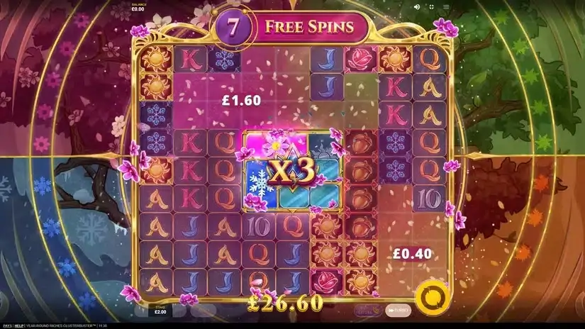 Year-Round Riches Clusterbuster slot screenshot 