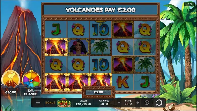 Winfall in Paradise slot screenshot 2