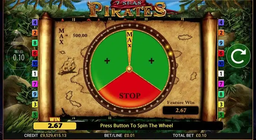 7 Seas Pirates slot screenshot 2