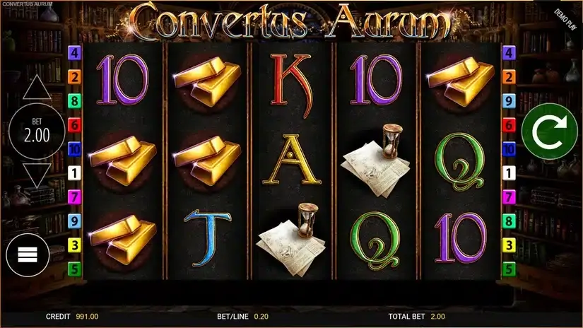 Convertus Aurum slot screenshot 