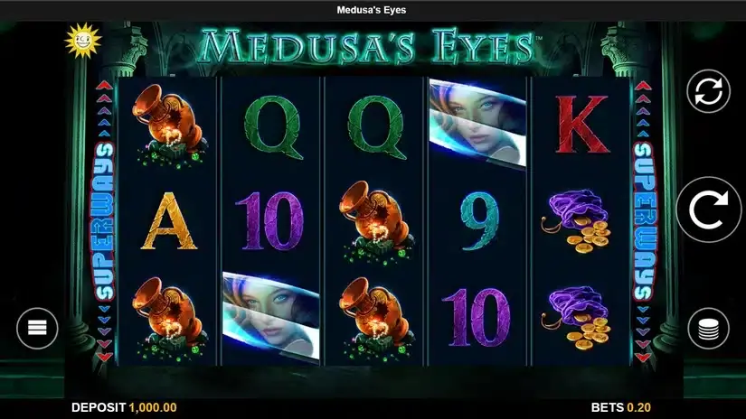 Medusa’s Eyes slot screenshot 