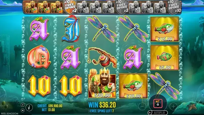Big Bass & The Gold Ness Monster slot screenshot 