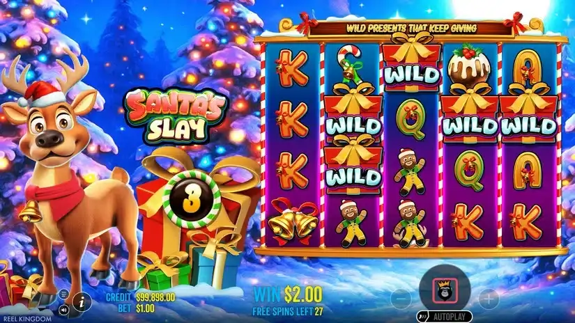 Santa’s Slay slot screenshot 2