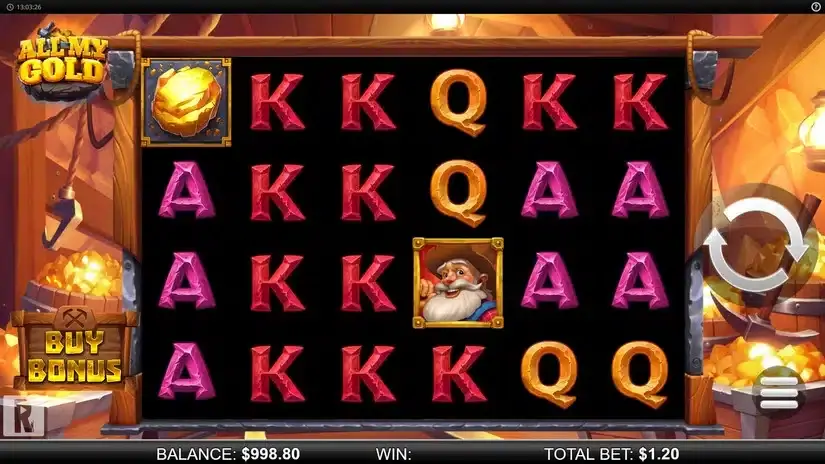 All My Gold slot screenshot 1