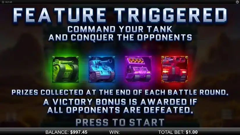 Battle Bucks 10k Ways slot screenshot 3