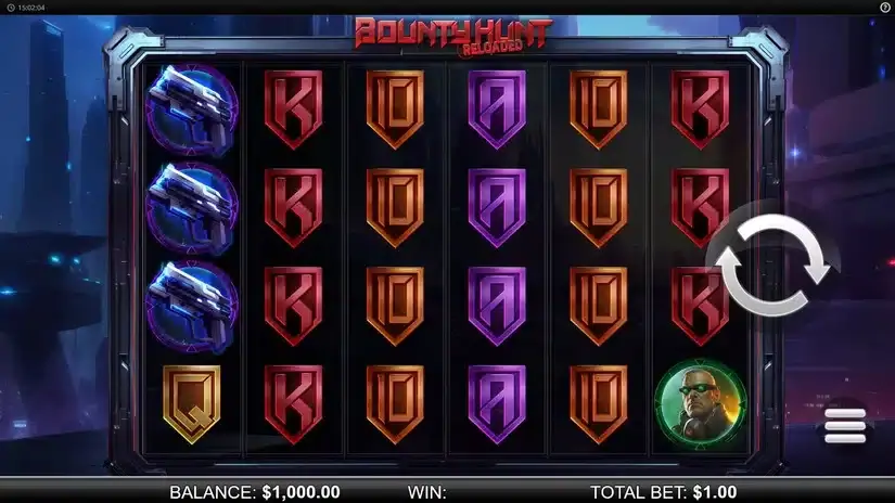 Bounty Hunt Reloaded slot screenshot 