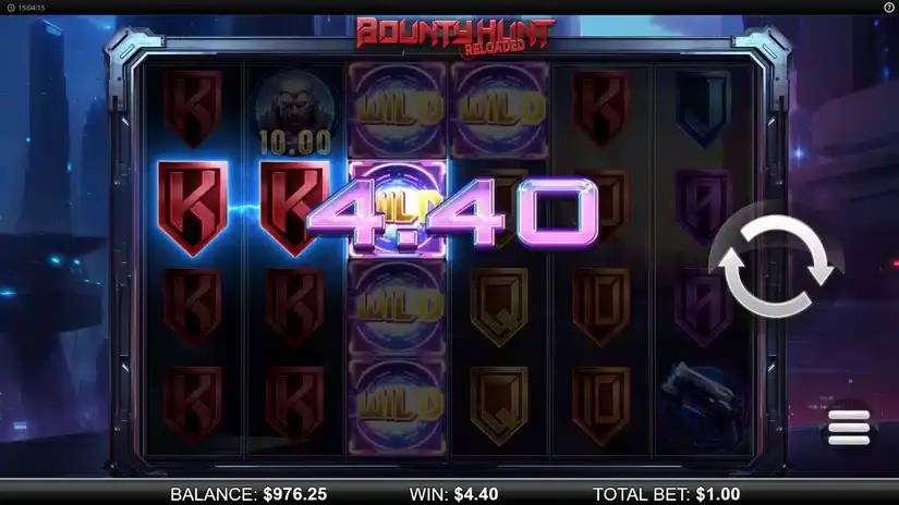Bounty Hunt Reloaded slot screenshot 3
