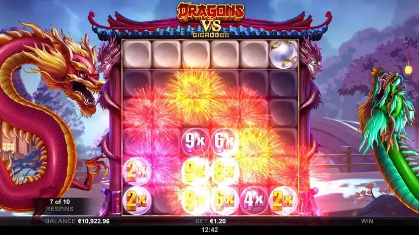 Dragons vs GigaBlox slot screenshot 6