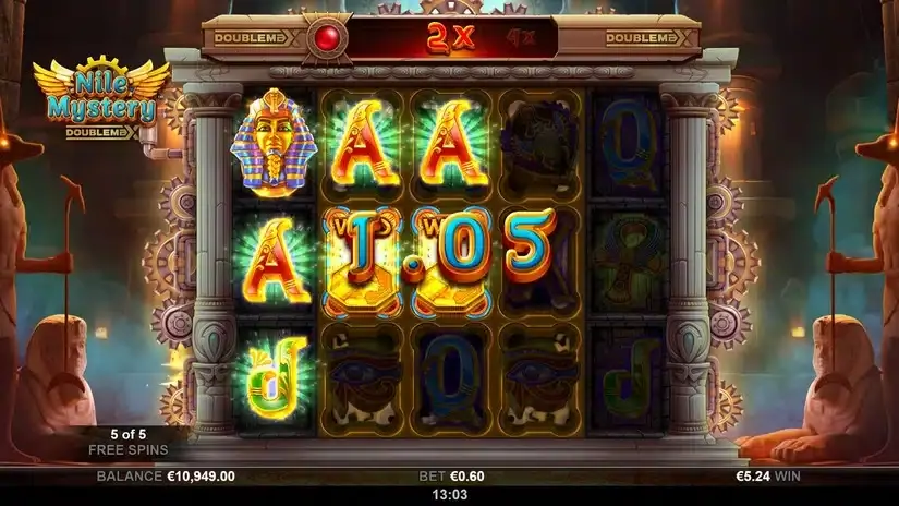 Nile Mystery DoubleMax slot screenshot 5