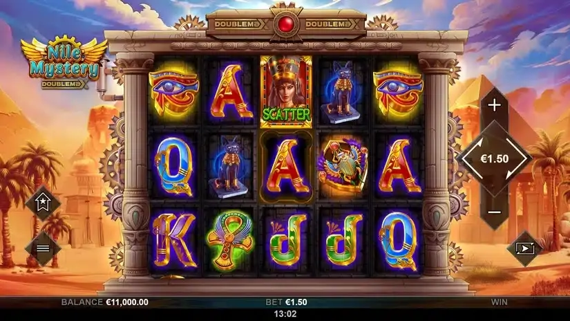 Nile Mystery DoubleMax slot screenshot 1