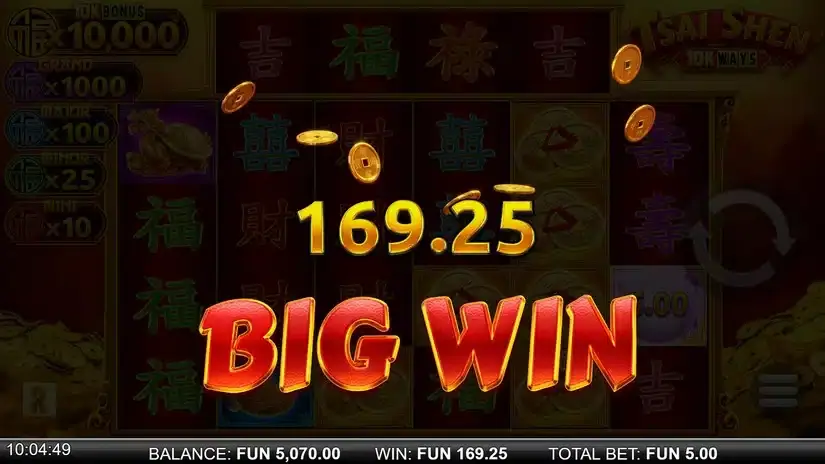 Tsai Shen 10K Ways Dream Drop slot screenshot 