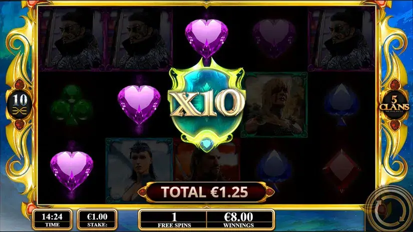5 Clans The Final Battle slot screenshot 
