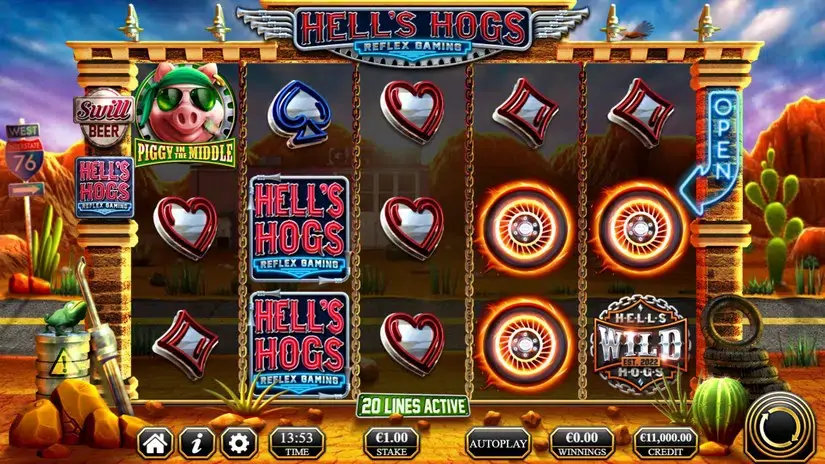 Hell’s Hogs slot screenshot 2