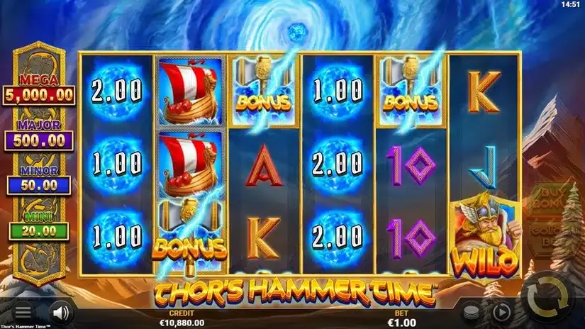 Thor’s Hammer Time slot screenshot 2