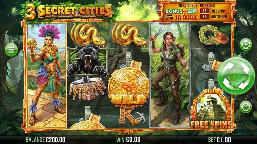 3 Secret Cities slot screenshot 6