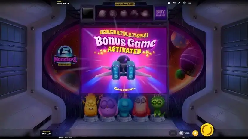 5 Monsters slot screenshot 3