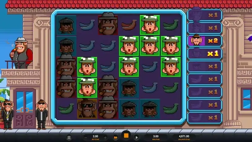 Banana Town Dream Drop slot screenshot 2