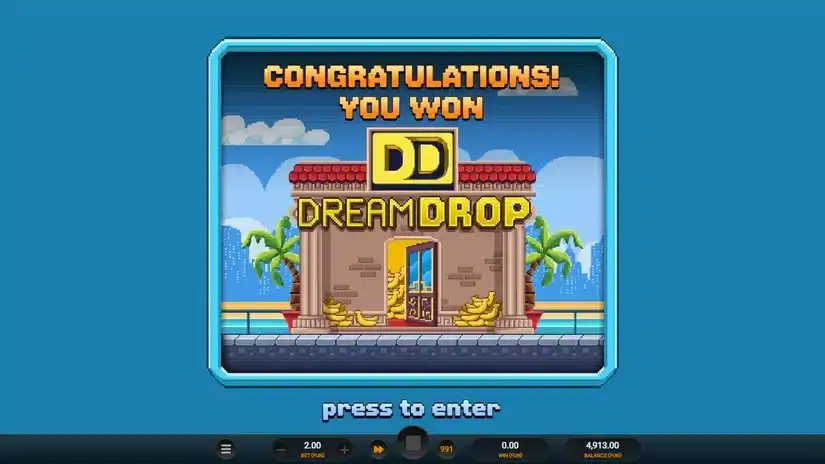 Banana Town Dream Drop slot screenshot 5