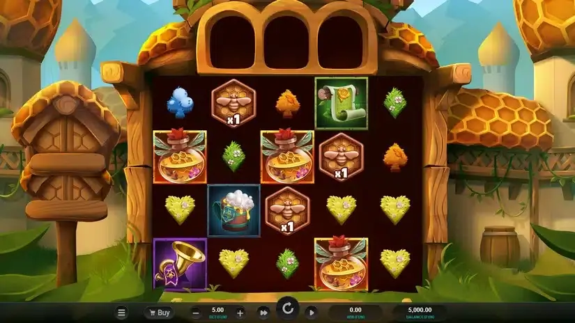 Beellionaires Dream Drop slot screenshot 