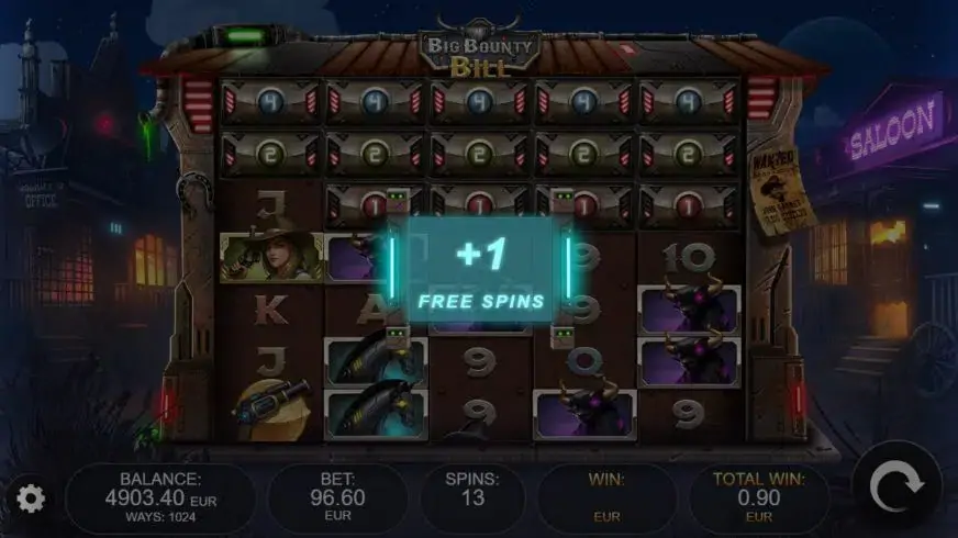 Big Bounty Bill slot screenshot 3
