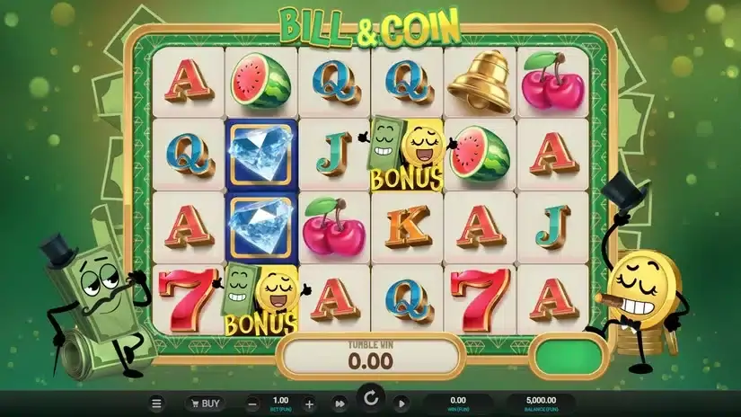 Bill & Coin slot screenshot