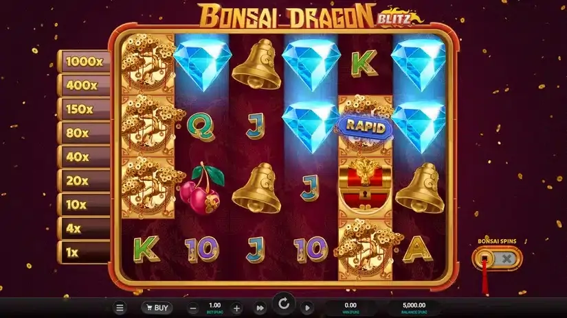 Bonsai Dragon Blitz Dream Drop slot screenshot 