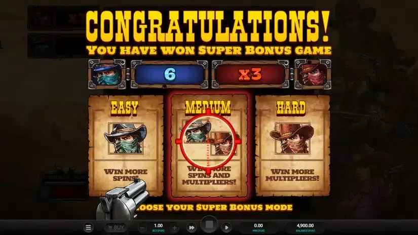 Bounty County slot screenshot 2